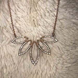 Touchstone necklace with Swarovski crystals